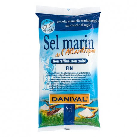 Sal Marina Real - Fina Natural Sin Gluten Sin Refinar, Bolsa De 26 Onzas (1  Pa
