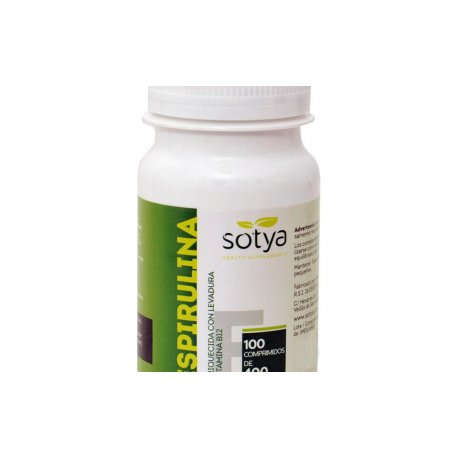 Espirulina comprimidos 400 mg 100 comp