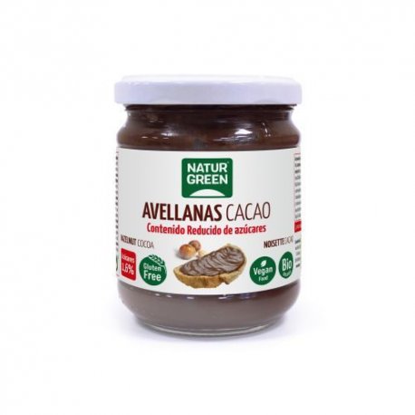 Crema avellanas cacao 200g naturgreen