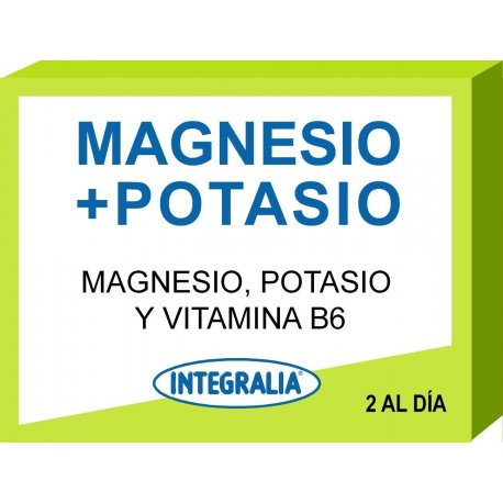 Magnesio + potasio 60 cápsulas