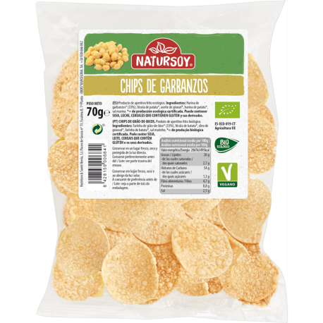 Chips de garbanzos 70 g Bio