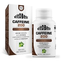Caffeine 200 mg 120 cápsulas