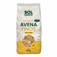 Copos de avena finos sin gluten Bio